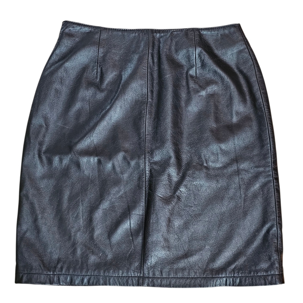 Wilson Maxima Genuine Leather Skirt – Black, Size 10